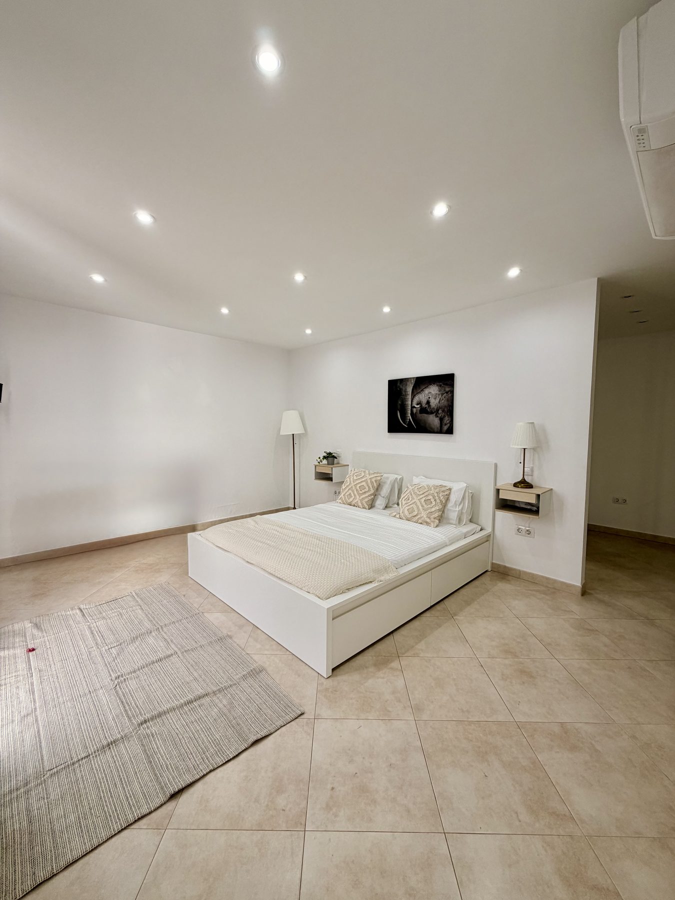 Modern en-suite shower room with walk-in shower